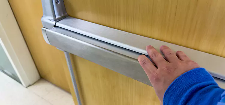 Installing a Push Bar on a Door Rio Rancho